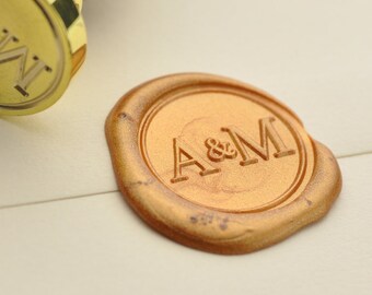 Personalized Initials Wax Seal Stamp Custom Wedding Initials Seals Wedding Invitation Seal Sealing Wax Stamp Customer Order 005