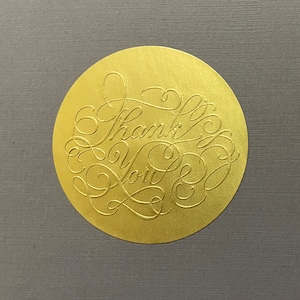 Gold Foil Embossed Stickers, Embossed Raised Sticker/label, Embossing ...