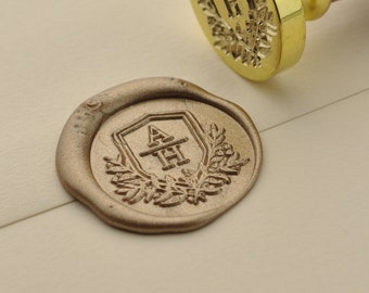 Personalized Initials Wax Seal Stamp Custom Wedding Initials Seals Wedding Invitation Seal Sealing Wax Stamp Customer Order 006