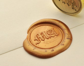 Personalized Initials Wax Seal Stamp Custom Wedding Initials Seals Wedding Invitation Seal Sealing Wax Stamp Customer Order 002