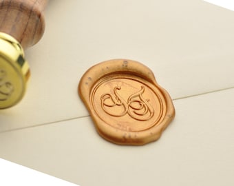 Personalized Initials Wax Seal Stamp Custom Wedding Initials Seals Wedding Invitation Seal Sealing Wax Stamp Customer Order 004