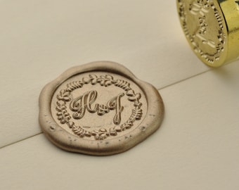 Personalized Initials Wax Seal Stamp Custom Wedding Initials Seals Wedding Invitation Seal Sealing Wax Stamp Customer Order 012