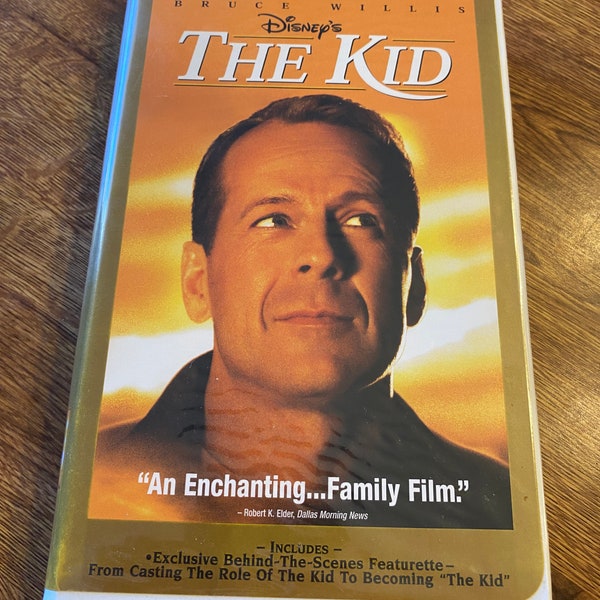 Vintage Disney Bruce Willis Sinbad First Kid VHS