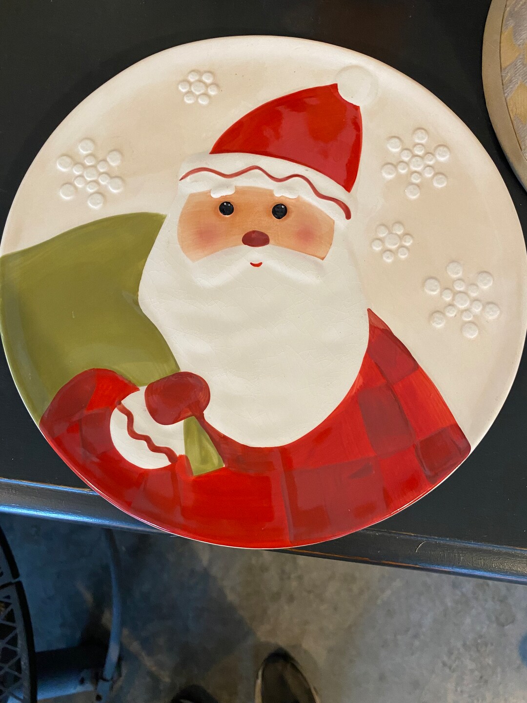 Vintage Santa Serving Platter main image 0