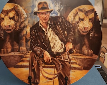 Indiana Jones and The Last Crusade Commemorative Collector Plate 1989