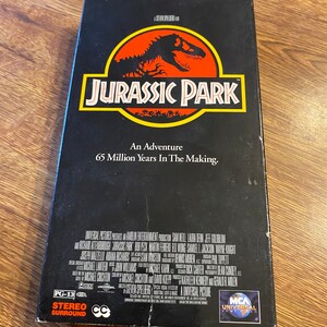 Vintage Jurassic Park VHS Collectible Movie