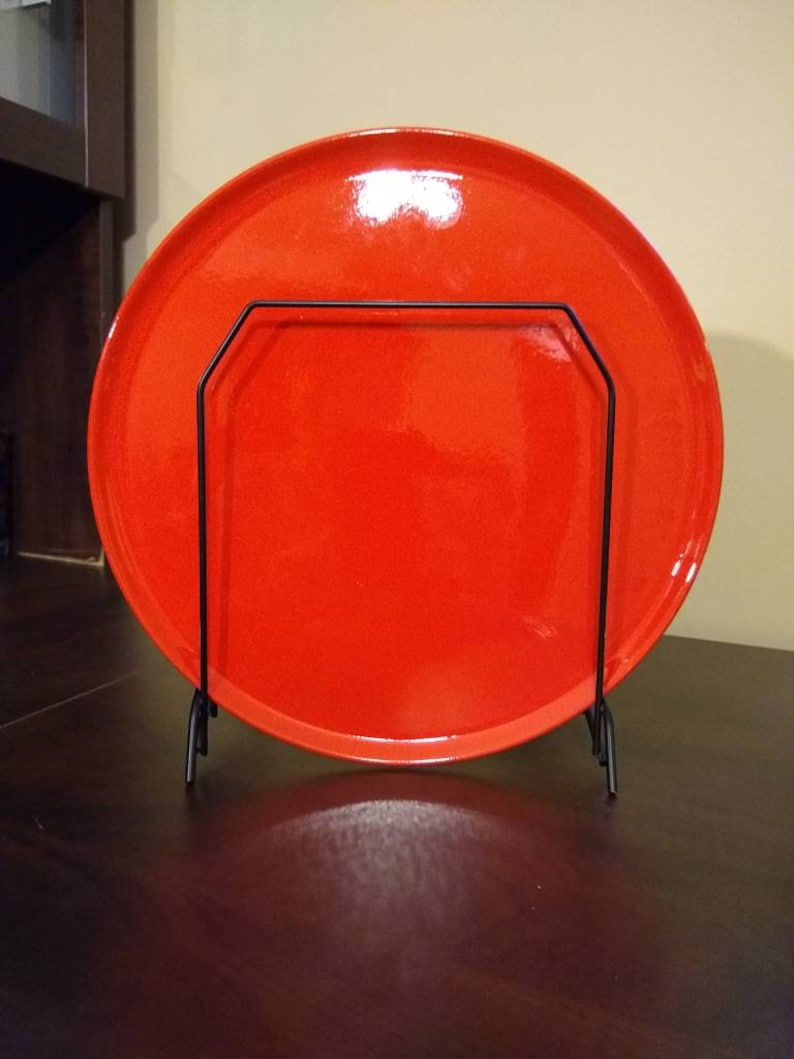 Vintage Waechtersbach 12.25 Diameter Red Christmas Serving Plate