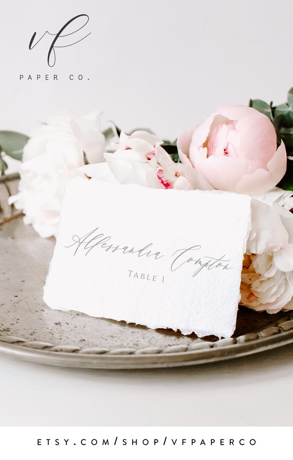 Printable Wedding Place Cards Template Diy Wedding Name Cards Etsy