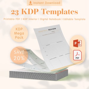 Download Kdp Mega Pack 28 Printable Templates Bundle Kdp Interiors Etsy