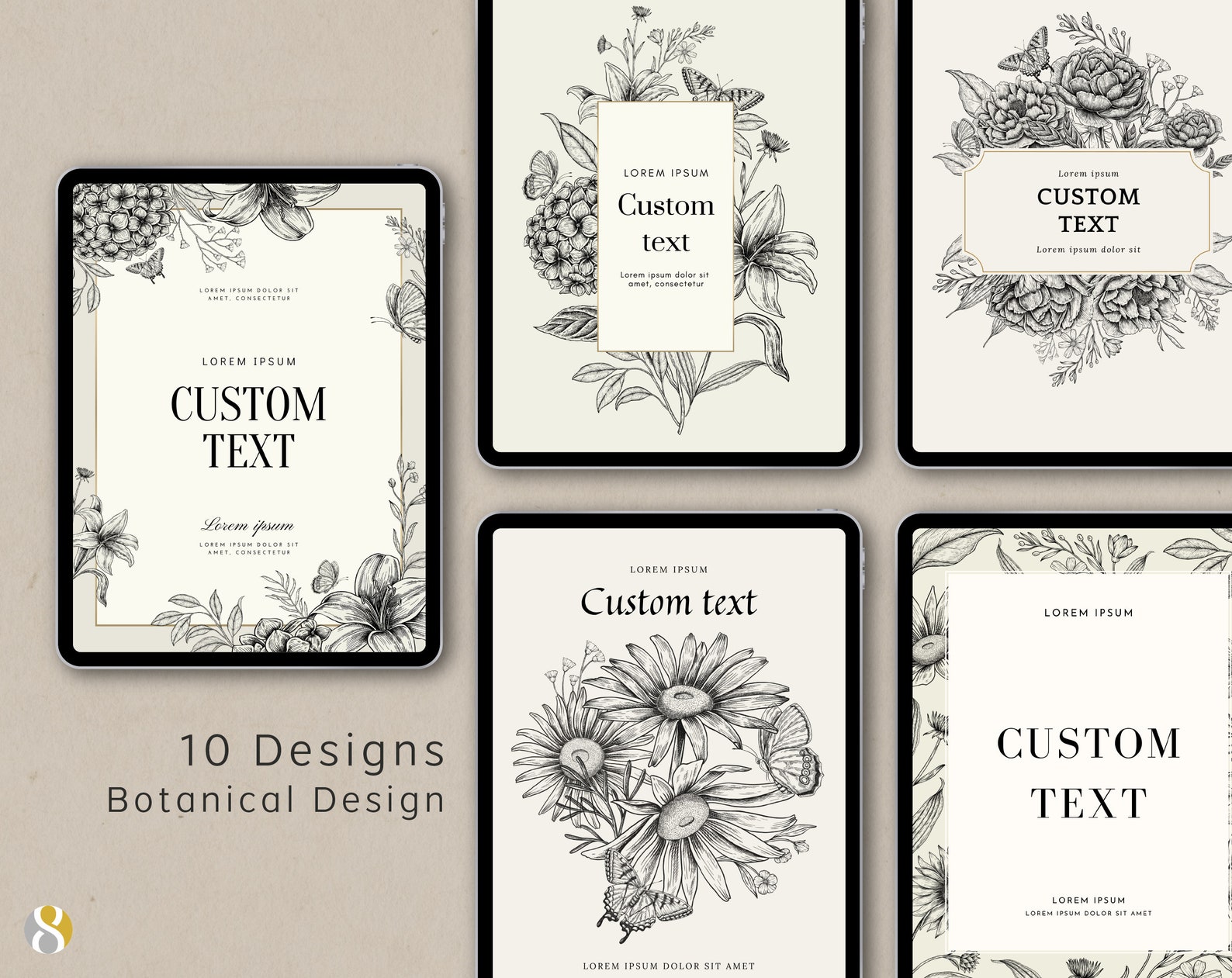 Editable Planner Cover 10 Canva Editable Covers for Digital Etsy