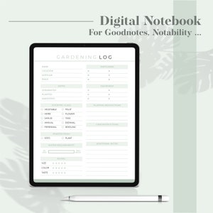 Gardening Log KDP Interior Template — preview image 4 of 5.