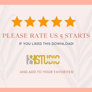 May include: A graphic with five gold stars and the text "PLEASE RATE US 5 STARTS IF YOU LIKED THIS DOWNLOAD!" and the logo "SISTUDIO DESIGN" with the text "AND ADD TO YOUR FAVORITES!" below the logo.