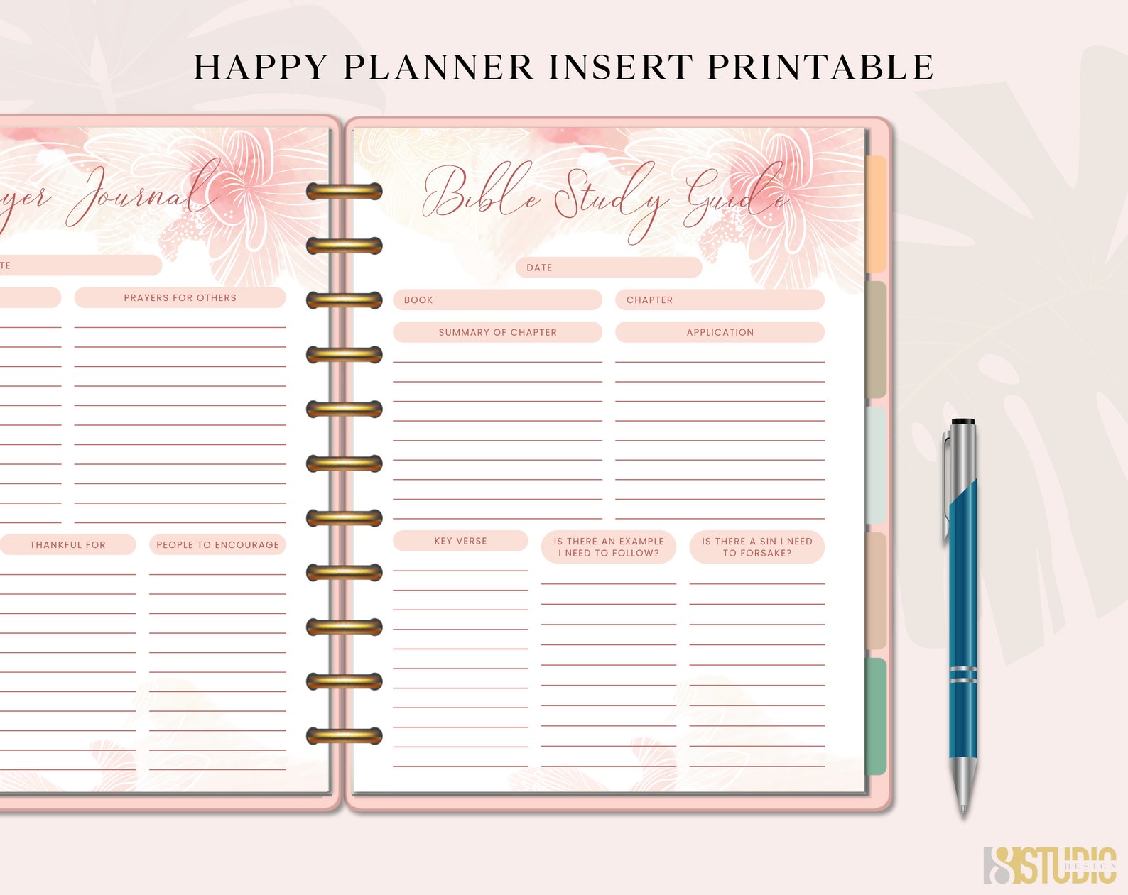 bible-study-planner-template-planner-printable-prayer-etsy