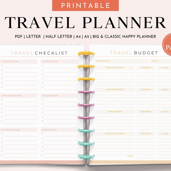 Travel Planner - Etsy