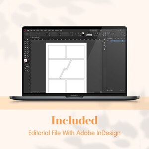 Comic Blank Page KDP Interior Template — preview image 5 of 5.
