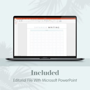 Japanese Writing Practice Printable Template — preview image 5 of 5.