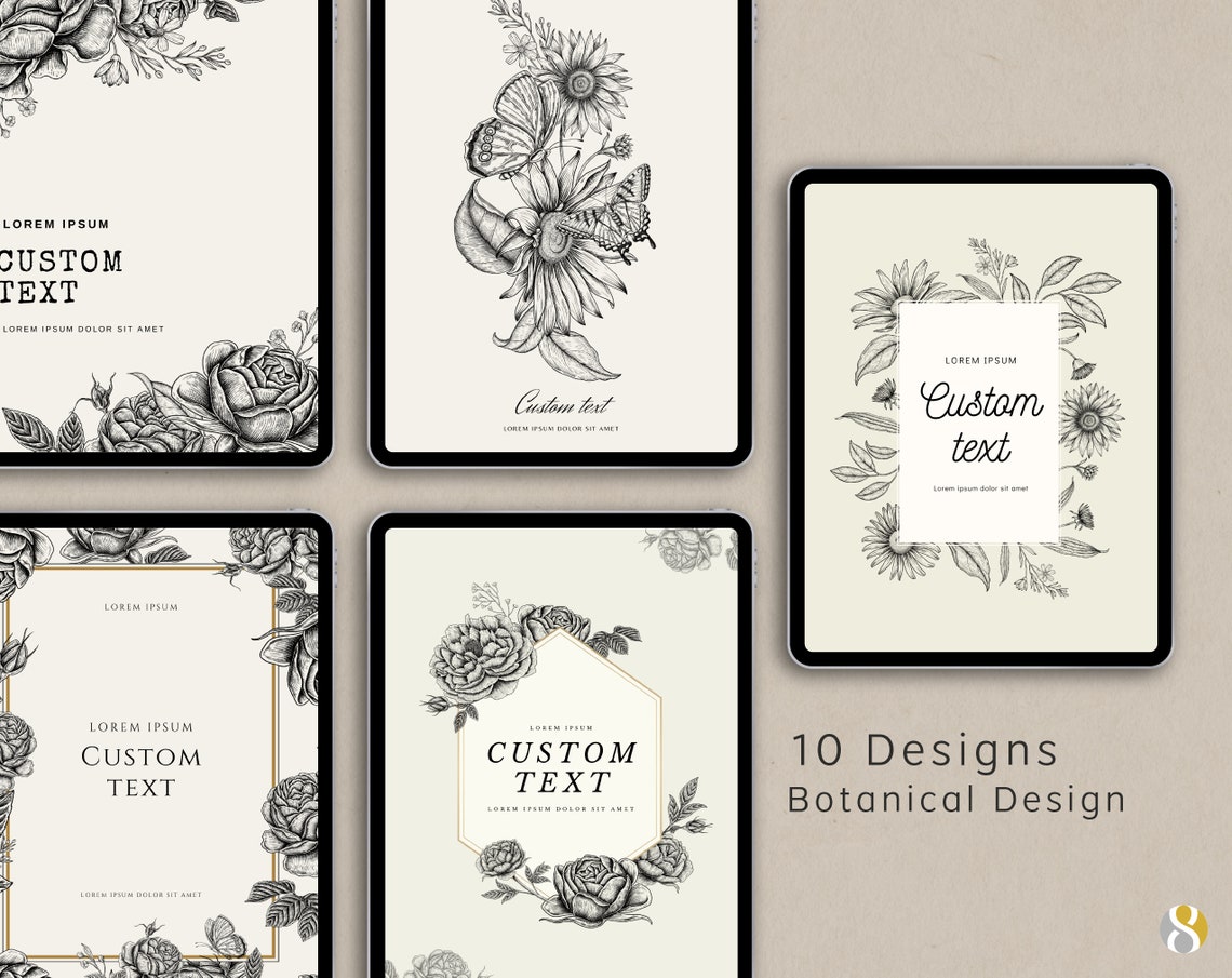 Editable Planner Cover 10 Canva Editable Covers for Digital Etsy
