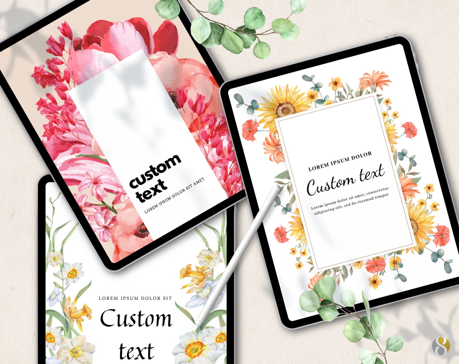 Editable Planner Cover 10 Canva Editable Covers for Digital Etsy