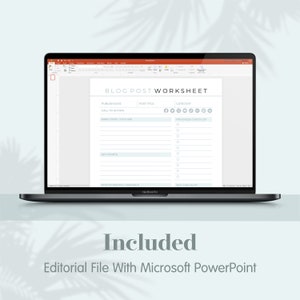 Blog Planner KDP Interior Template — preview image 5 of 5.