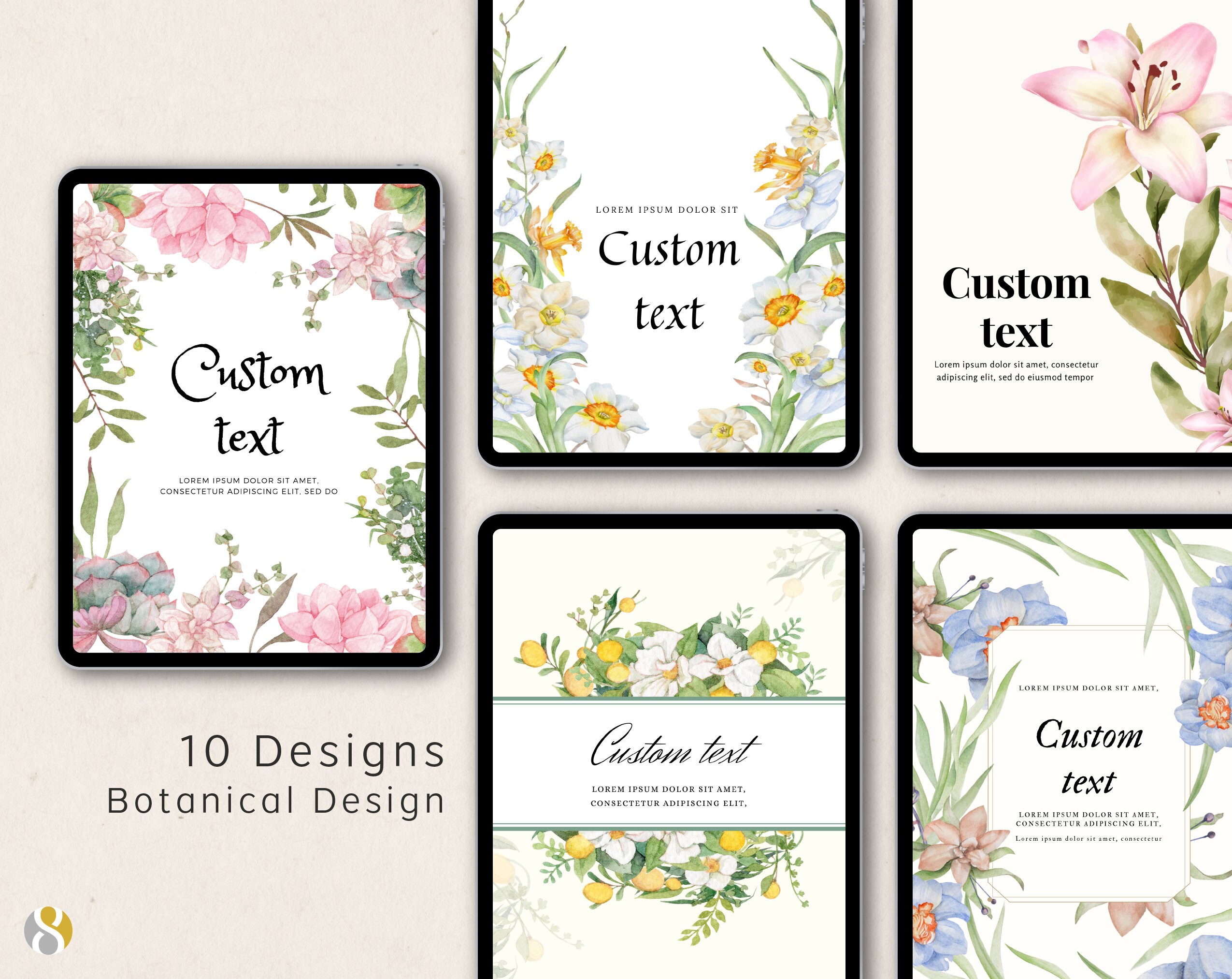 Editable Planner Cover 10 Canva Editable Covers for Digital Etsy