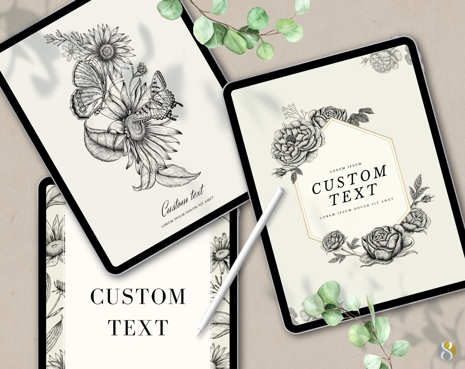 Editable Planner Cover 10 Canva Editable Covers for Digital Etsy