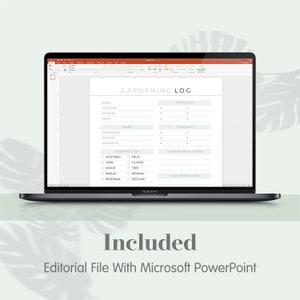 Gardening Log KDP Interior Template — preview image 5 of 5.
