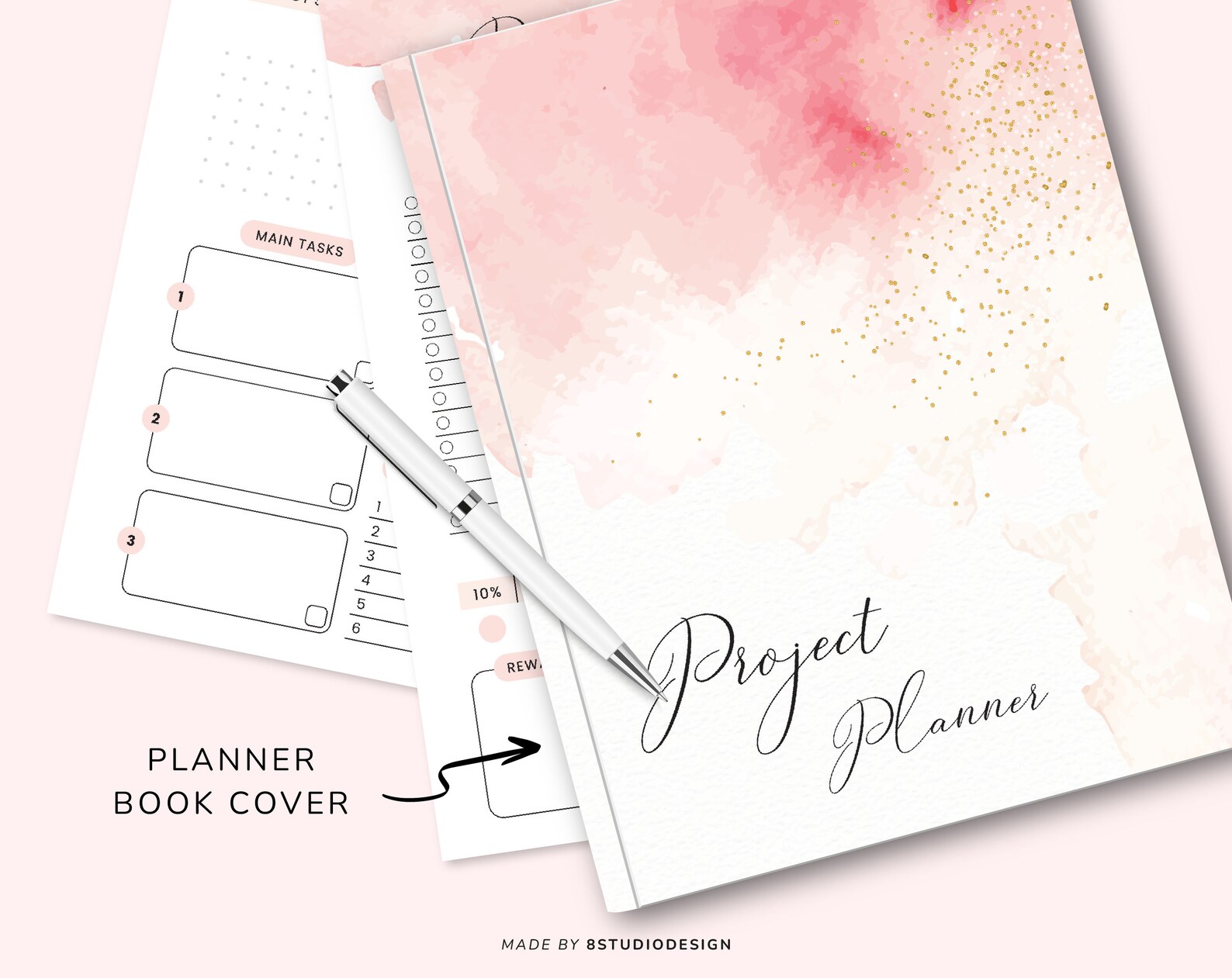 Project Planner Printable - Productivity Planner, Project Management ...