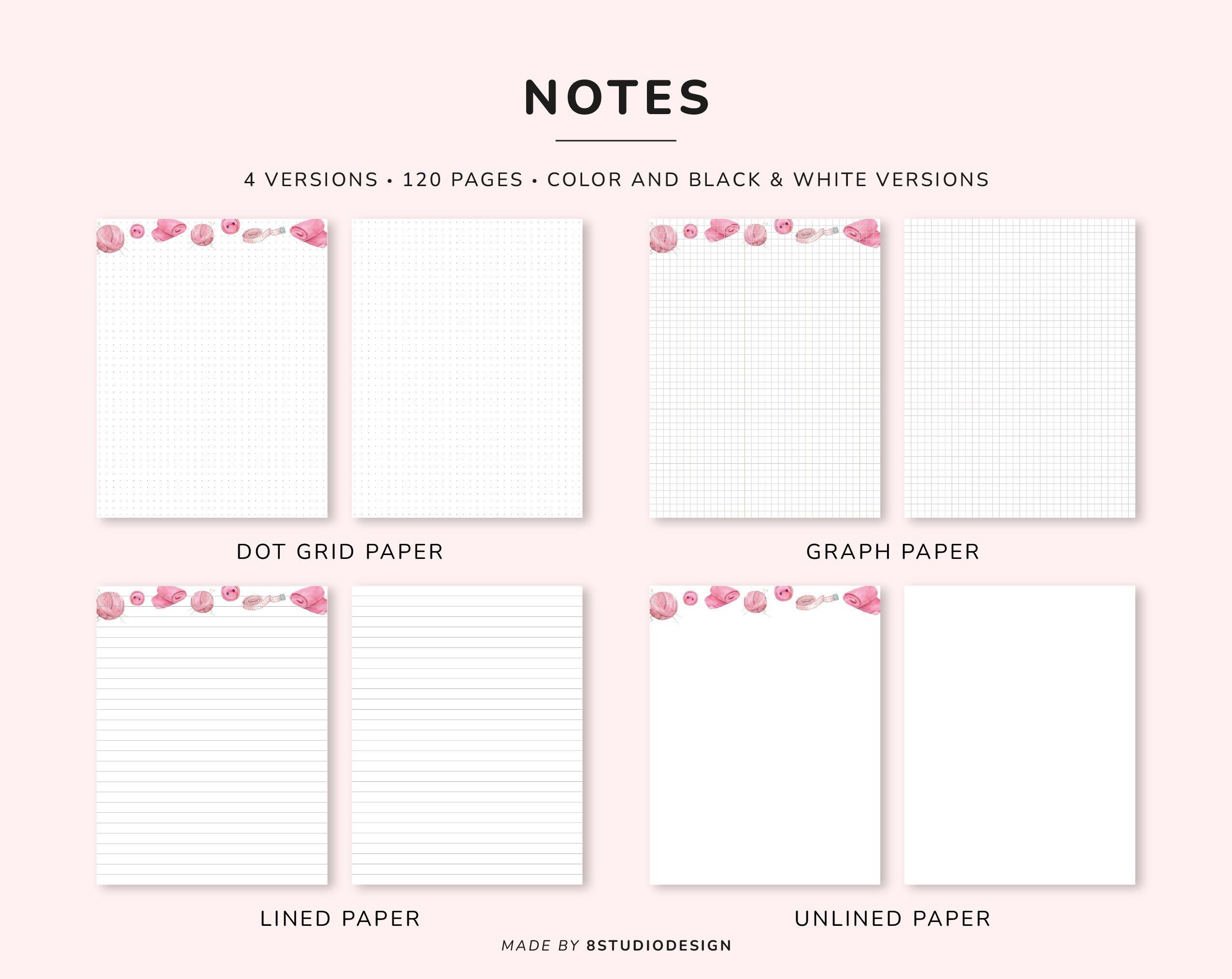 Sewing Planner Planner Printable Sewing Project Planner - Etsy