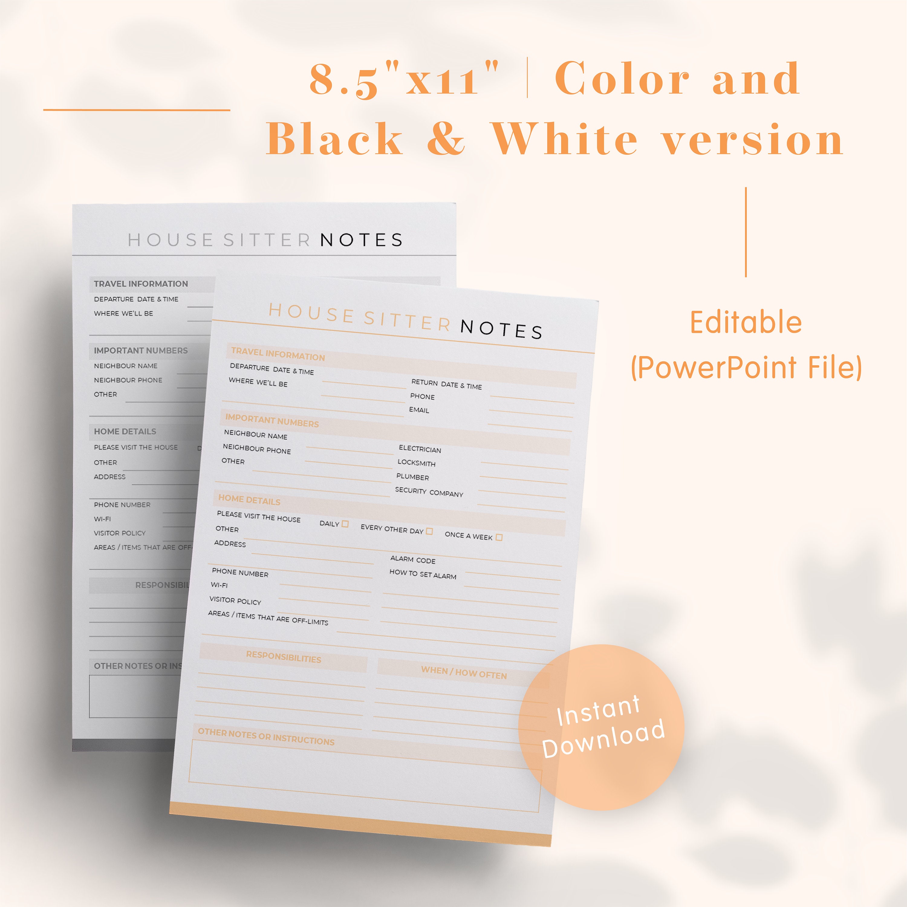 Travel Planner Kit Printable Template - KDP Interiors Editable ...