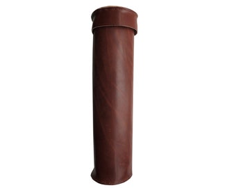 Leather Tripod Quiver Case Tube