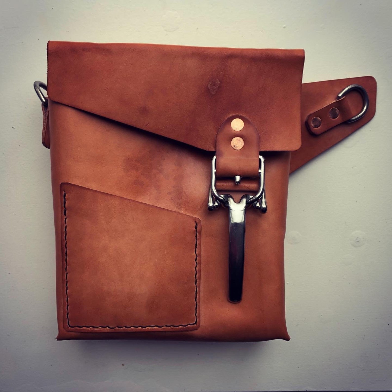 Motorcycle Riding Bag With Quick Release Horse Tack Closure in Etsy