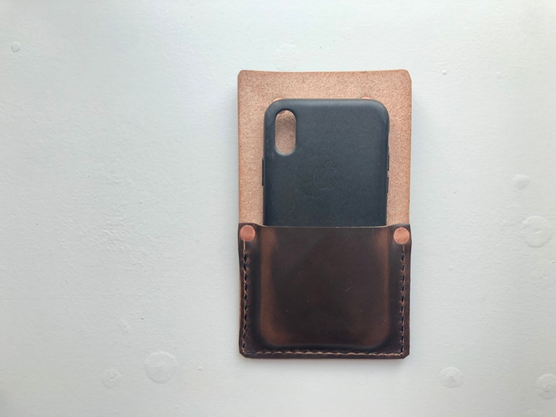 Full Grain Leather VersaCase Phone Holster for Belt and Backpack