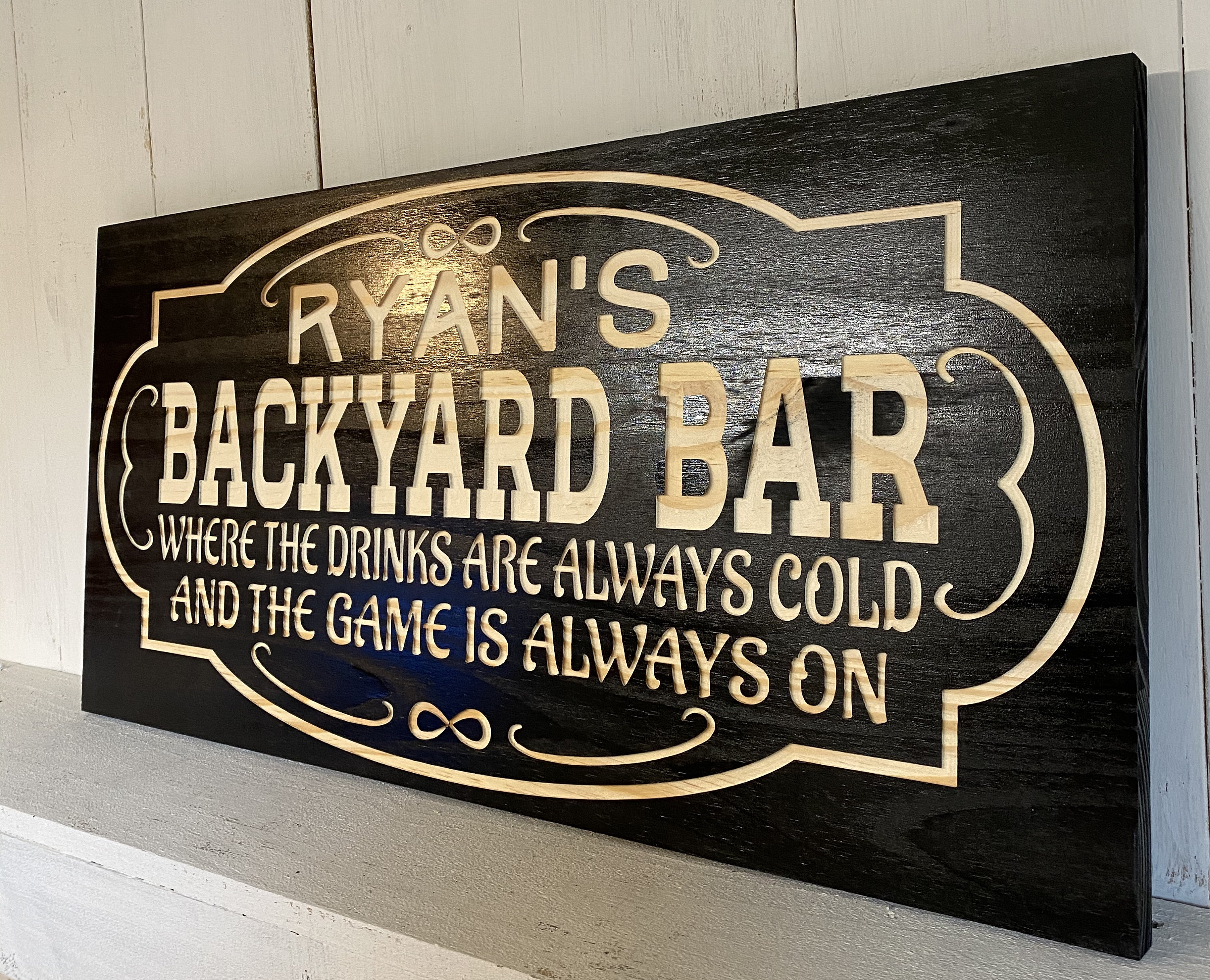 Personalized Man Cave Sign Custom Man Cave Sign Custom Etsy