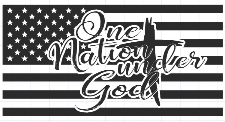 Download One Nation Under God American Flag, Christian, Military ...