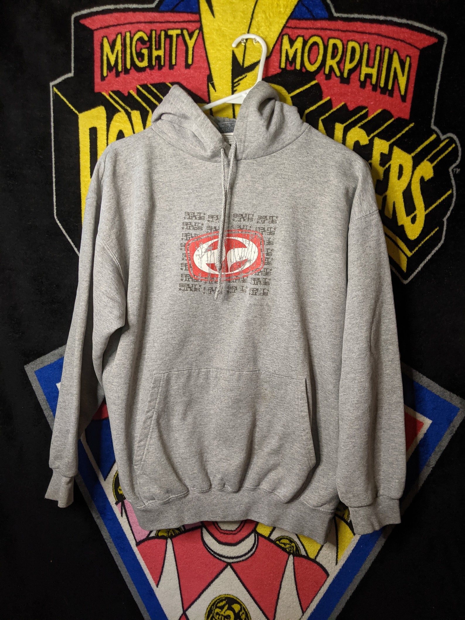Vintage 90s Split Skateboards Gray Pullover Hoodie. In good Etsy