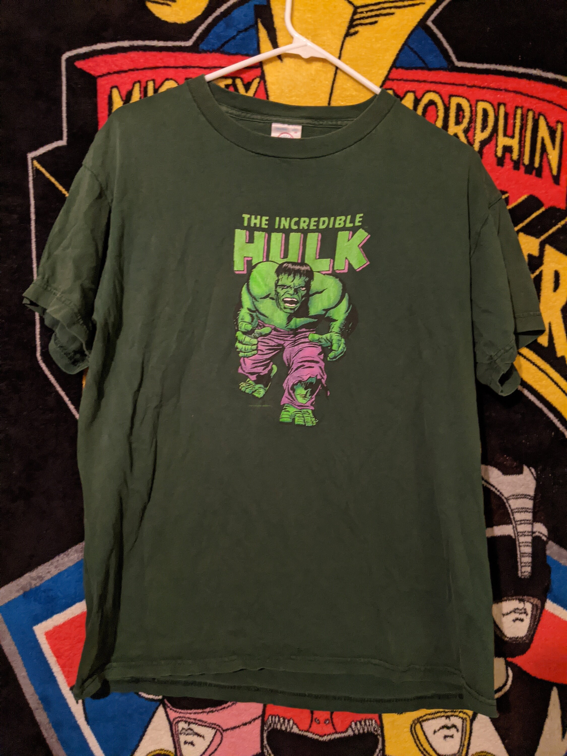 Vintage 2002 the Incredible Hulk Green 