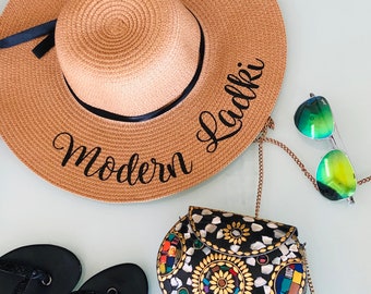 Beach Hats, Desi Beach Hats, Indian Gifts, desi bachelorette, Indian vacation, South Asian gifts