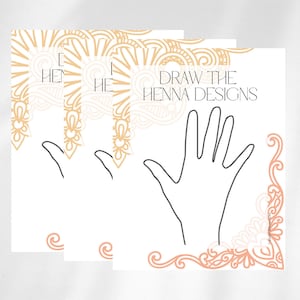 Draw the Bridal Henna Indian Bridal Shower Game, Desi Bridesmaids, South Asian Wedding, Dulhan