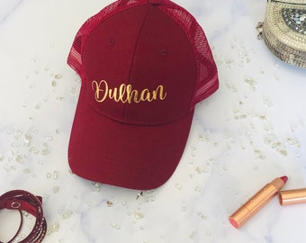 Team Dulhan Trucker Hats, Indian Wedding, Desi Bridesmaids
