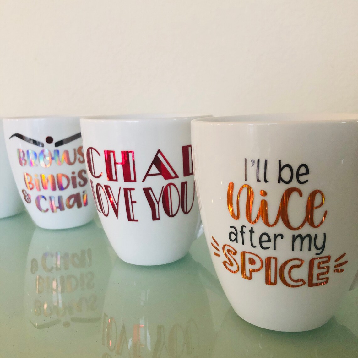 Single Chai Love You Mug Coffee Mugs Desi Gifts Indian Etsy