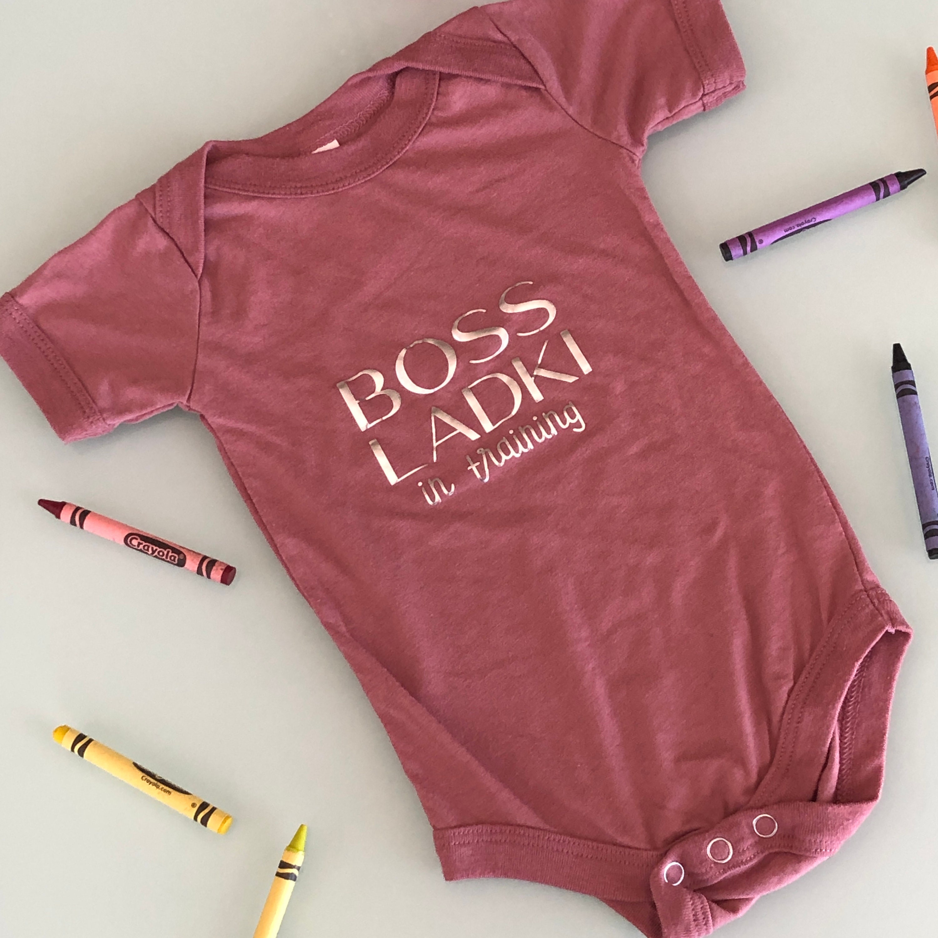 Boss Ladki In Training, Indian Baby Onesie