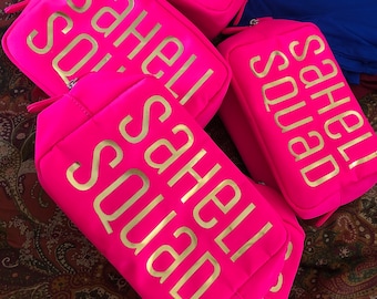 Makeup Bag, Indian Make Up Bag, Desi, South Asian, Indian Gifts, Bridesmaid Gifts, Diwali Gift