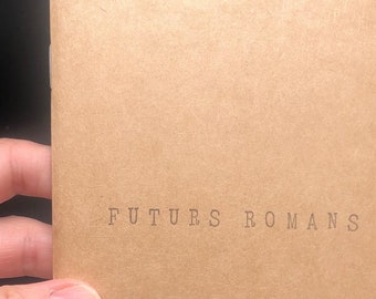 Carnet de notes A6 avec couverture kraft, cadeau pour auteurs et passionnés d’écriture Futurs romans