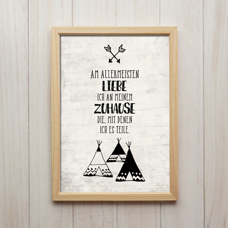 Zuhause Spruch Bild Kinderzimmer Dekoration Tribal Spielzimmer Etsy