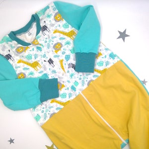 Diaper-free overalls with zipper, size 98/104