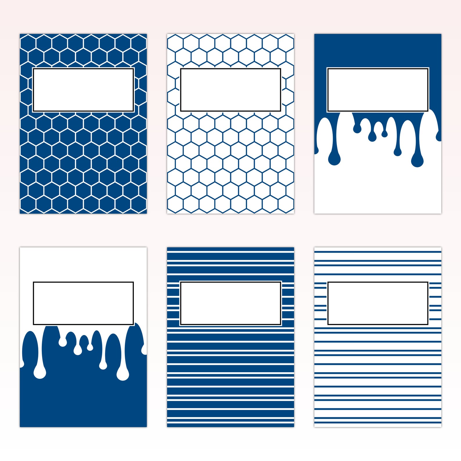 Classic Blue Digital Notebook Cover Goodnotes iPad Etsy