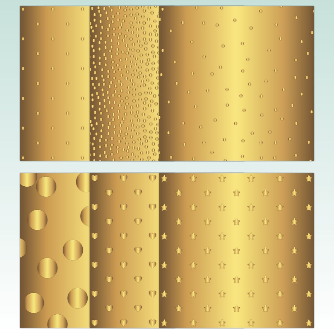 Gold Instagram Template Social Media Post Ig Background Etsy