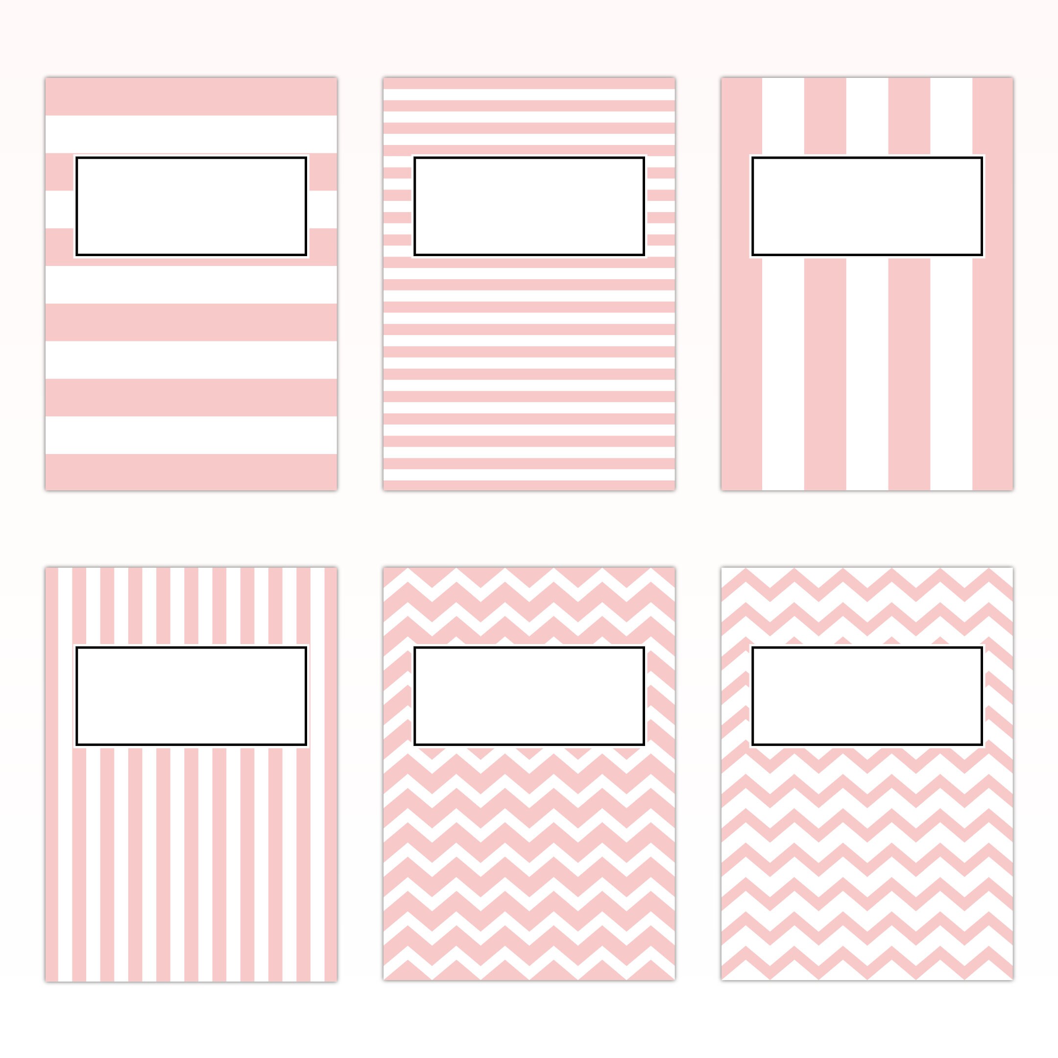 Pastel Pink GoodNotes Student Notebook Cover Digital Etsy