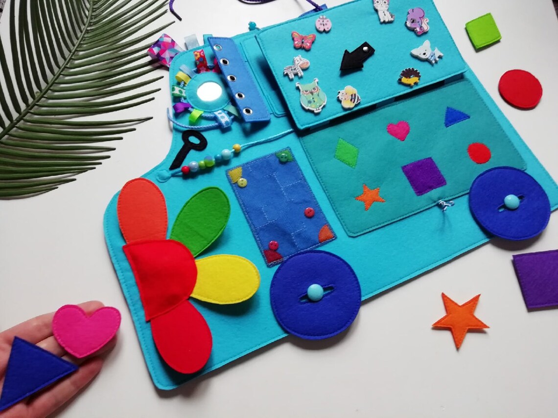 Busy boardDevelopmental mat for children with special Etsy