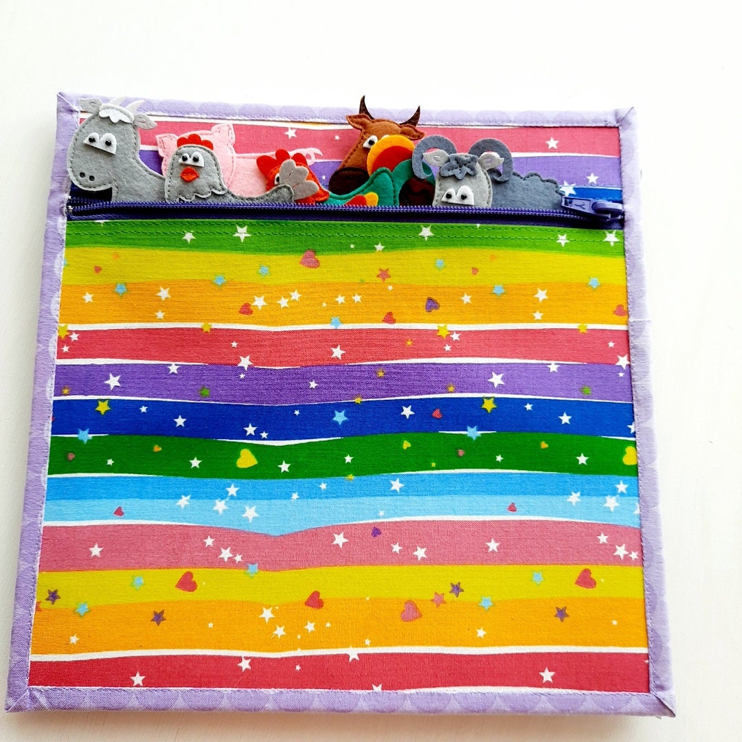 Felt Board Play MatFelt Set 20 petsEducational tablet for Etsy